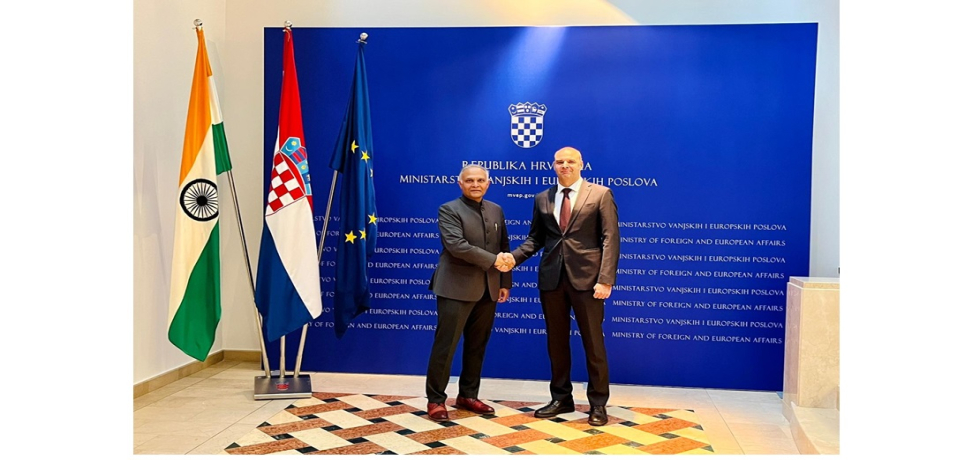 On 4th November the India-Croatia Foreign Office Consultations were held in Zagreb, led by the Secretary (West), Ministry of External Affairs, Government of India, Shri Sanjay Verma & Director General for Political Affairs at Ministry of Foreign and European Affairs, Mr. Petar Mihatov.